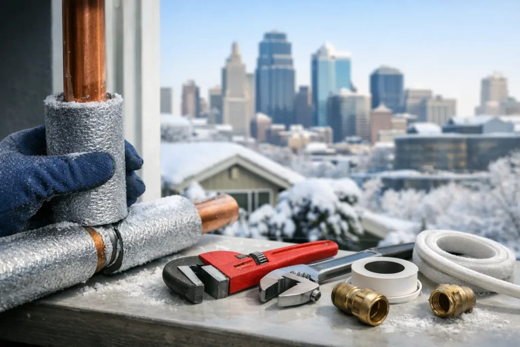 How to Prepare Pipes for Winter in Kansas City