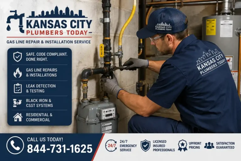 professional gas line repair service Kansas City